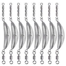 Load image into Gallery viewer, THKFISH Fishing Weights Sinkers/trolling sinkers (6OZ), sliver