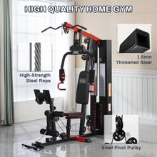 Load image into Gallery viewer, Fitvids Multifunctional Home Gym Equipment with 122.5 lbs Weight Stack