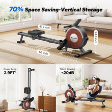 Load image into Gallery viewer, Merach Rowing Machine, Magnetic Rower Machine for Home - (Manual-Adjust Classic)