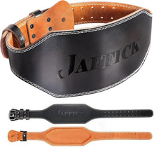 Load image into Gallery viewer, Genuine Leather Weight Lifting Belt - 6 inch brown