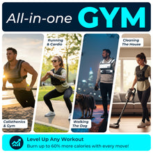 Load image into Gallery viewer, Weighted Vest 60lb Navy Blue Removable Iron Weights for Men and Women Workout for Calisthenics and Fitness Sport Training