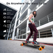 Load image into Gallery viewer, Electric Longboard for Adults, 25 Mph Top Speed, E-Skateboard,12.5 Miles Range, 900W Dual Motor, Electric Skateboard