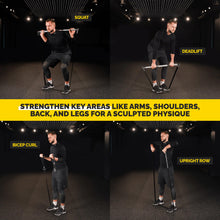 Load image into Gallery viewer, Tribe Lifting Resistance Bands for Working Out Men and Women - Pull Up Bands Set of 5 with Handles, Door Anchor and Bar - Workout Bands for Strength Training, Exercise Bands for Home Gym