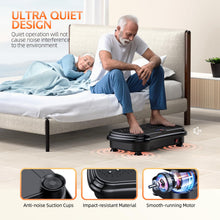 Load image into Gallery viewer, PUREROYI Vibration Plate Exercise Machine, Vibrating Plates for Weight Loss and Lymphatic Drainage, 450 Lbs Shake Plate Whole Body Workout Fitness Platform for Fat Burner Gifts for Women Men