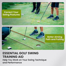 Load image into Gallery viewer, FINGER TEN Golf Alignment Sticks 43 Inch 5 Pack with Stick Cover (5 Multi)