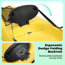 Load image into Gallery viewer, Kayak with Paddle 6.5 FT Recreational Rowing Fishing Boat with Hard Shell Recreational Ocean Kayak Sit-in one Person