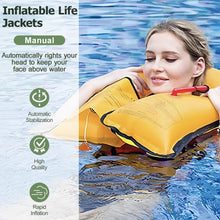 Load image into Gallery viewer, HWAYAN | Manual Inflatable Life Jacket for Adults| Supports up to 330 lbs