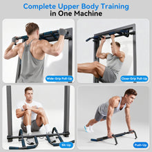 Load image into Gallery viewer, EPHESPORT 2026 Multifunctional Pull Up Bar for Doorway (Dark blue)