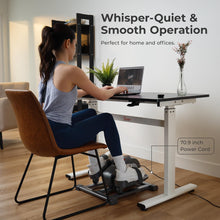 Load image into Gallery viewer, Sunny Health & Fitness Smart Motorized Mini Elliptical Trainer - Gray