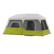 Load image into Gallery viewer, CORE 9 Person Instant Cabin Tent | Large Multi Room Family Pop Up Tent for 2 Minute Camp Setup