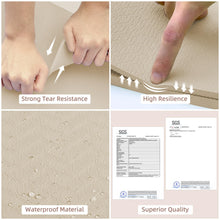 Load image into Gallery viewer, PAIDU Large Yoga Mat, 72" x 36" x 2/5"(10MM) Thick Non-Slip Exercise Mat, SGS-Certified POE Material, Ideal for Home Gym, Yoga, Pilates, Fitness Workouts & Floor Mat (Beige - LOGO)