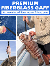 Load image into Gallery viewer, BLUEWING 5ft Heavy Duty Fiberglass Fishing Gaff with 4in Stainless Steel Hook for Tuna Shark Marlin Big Game Saltwater Fish