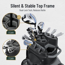 Load image into Gallery viewer, uniHimal 14-Way T-Lock Golf Cart Bag Pro with Full-Length Divider