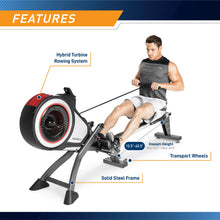 Load image into Gallery viewer, Marcy Foldable Turbine Rowing Machine Rower