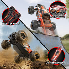 Load image into Gallery viewer, Brushless Fast RC Cars,1:16 52KM/H High Speed Remote Control Car,4X4 All Terrains RC Monster Truck, Waterproof Off-Road Hobby Electric Vehicle