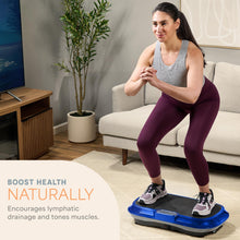Load image into Gallery viewer, Lifepro Waver Vibration Plate Exercise Machine – High-Intensity Vibration Plate for Lymphatic Drainage – Full-Body Workout Vibrating Platform with Loop Bands – Fitness Equipment for Strength & Toning