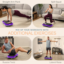 Load image into Gallery viewer, Lifepro Waver Vibration Plate Exercise Machine – High-Intensity Vibration Plate for Lymphatic Drainage – Full-Body Workout Vibrating Platform with Loop Bands – Fitness Equipment for Strength & Toning