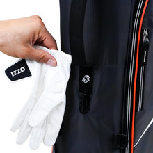 Load image into Gallery viewer, Izzo Golf Ultra-Lite Stand Golf Bag with Dual-Straps & Exclusive Features, Grey/Orange, 3.2 pounds