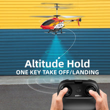 Load image into Gallery viewer, Remote Control Helicopter with Altitude Hold, Mini RC Helicopter for Adults Kids, One Key take Off/Landing and 2 Batteries