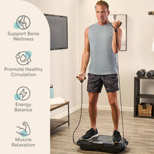Load image into Gallery viewer, Lifepro Waver Vibration Plate Exercise Machine – High-Intensity Vibration Plate for Lymphatic Drainage – Full-Body Workout Vibrating Platform with Loop Bands – Fitness Equipment for Strength & Toning