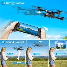 Load image into Gallery viewer, Drone with 1080P Camera - Foldable Remote Control Quadcopter with Gesture Control