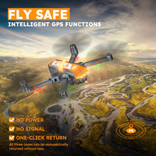 Load image into Gallery viewer, GPS Drones 4K with Brushless Motor and Follow Me Mode, Long Flight Time and Distance,5G FPV Transmission and Auto Return (Dark gray)