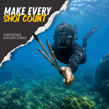 Load image into Gallery viewer, Carbon Fiber Pole Spear System Hawaiian Sling Spearfishing Kit 5 6 7 Ft Reach - Fast Lightweight Travel Spear for Reef Hunting Freediving Scuba Diving 3-Prong Paralyzer & Flopper Tips