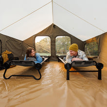 Load image into Gallery viewer, Disc-O-Bed Extra Large Portable Bunk Camping Cots with Carry Bags, Tan