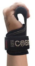 Load image into Gallery viewer, Cobra Grips Weight Lifting Gloves (PRO Black Leather)