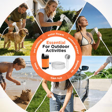 Load image into Gallery viewer, Ann Katy Portable Camping Shower Pump, Rechargeable Electric Outdoor Shower