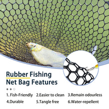 Load image into Gallery viewer, SEASPRO Black Telescoping Rubber Net – Lightweight, Non-Slip Grip
