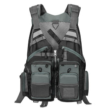 Load image into Gallery viewer, Gonex Fly Fishing Vest for Men Women, Trout, Adjustable Size, 18 Pockets