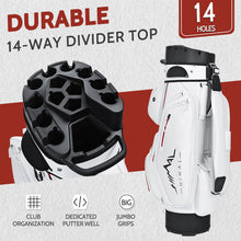 Load image into Gallery viewer, uniHimal 14-Way T-Lock Golf Cart Bag Pro with Full-Length Divider
