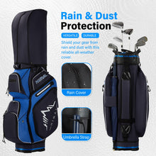 Load image into Gallery viewer, uniHimal Lightweight Golf Cart Bag with 14-Way Full-Length Divider Top