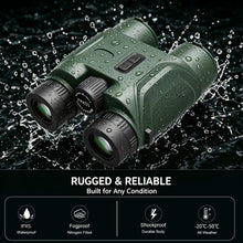 Load image into Gallery viewer, TRV 10x42 Rangefinder Binoculars for Hunting, 5000Y ED Waterproof
