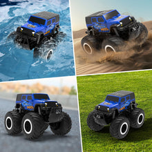Load image into Gallery viewer, Amphibious Remote Control Car Toys for Boys 2.4GHz 1:16 All Terrain Off-Road RC Car Waterproof RC Monster Truck, Blue