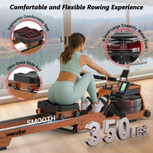 Load image into Gallery viewer, Water Rowing Machine for Home Use - Brown02