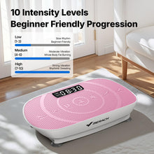 Load image into Gallery viewer, MERACH Vibration Plate Exercise Machine, Curved Vibration Plate for Lymphatic Drainage Weight Loss, Vibrating Plate with Real-Time Calorie Tracking on LED Display, Workout Equipment for Home Women Men