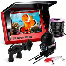 Load image into Gallery viewer, Underwater Fishing Camera 1080P HD 4.3" IPS 50ft Cable for Lake Ice Kayak