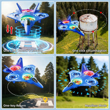 Load image into Gallery viewer, Remote Control Airplane Drone for Kids Ages 4-6-8-10-12, RC Plane Jet Drone with One Key