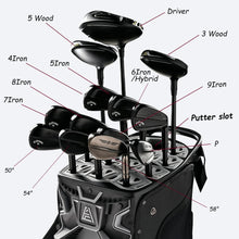 Load image into Gallery viewer, ASK ECHO Soundless 14-Way Golf Stand Bag for Men & Women