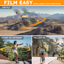 Load image into Gallery viewer, GPS Drones 4K with Brushless Motor and Follow Me Mode, Long Flight Time and Distance,5G FPV Transmission and Auto Return (Dark gray)