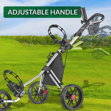Load image into Gallery viewer, Caddytek Golf CaddyLite 11.5 V3 Superlite Deluxe Push Cart Silver