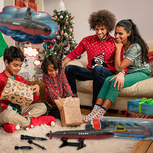 Load image into Gallery viewer, Toy Submarine Military Toy Naval Ship with Launching Function Model Ship with Sound Effects Army Toy War Ship Play Set