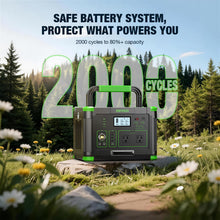 Load image into Gallery viewer, 1000W Portable Solar Generator 200W Solar Panel for Hiking Exploration