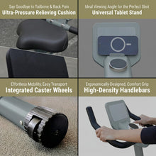 Load image into Gallery viewer, BARWING Stationary Exercise Bike for Home Workout, 5 IN 1 Foldable Indoor Cycling Bike