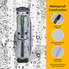Load image into Gallery viewer, 5-Way Linkslite Waterproof Lightweight Golf Stand Bag (Verdant Mist)