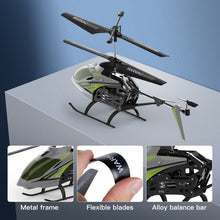 Load image into Gallery viewer, Remote Control Helicopter, S39H RC Helicopter with Altitude Hold and High & Low Speed Mode,2 Batteries, Big Size Aircraft for Adults Kids(Green)