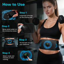 Load image into Gallery viewer, EMS Muscle Stimulator, Electronic ABS Stimulator Muscle Toner Trainer for Abdominal/Arms/Legs, FDA Cleared Ab Fitness Strength Training Workout Equipment for Men and Women