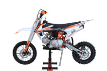 Load image into Gallery viewer, 125CC Dirt Bike (A10) 4-Stroke Electric Start Manual 4-Speed, 4.5L Fuel Tank, 14"/12" Tires for Youth Adults (Orange)